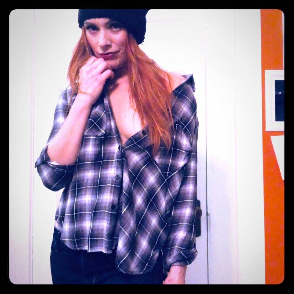 Button-up, plaid basic. Style up your jeans!